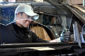 Car door glass replacement